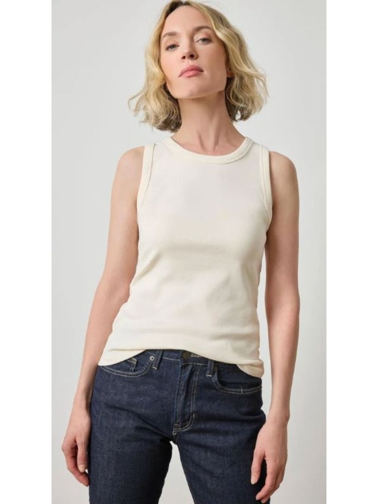 Nwt Lilla P Jewel Tank In Ivory Size M